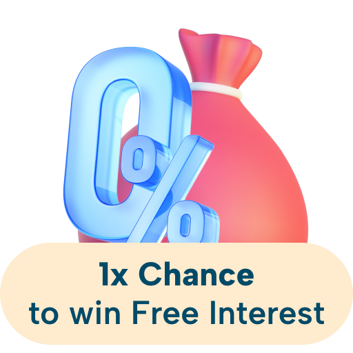 Get 1x chance to have your interest covered!
