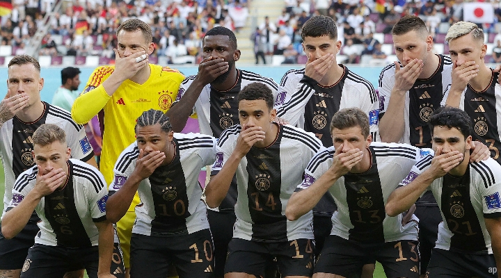 Germany World Cup Protest